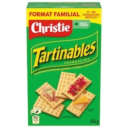 Christie Craquelins Toppables, à manger nature ou en topping, goût beurré, feuilleté, craquelins fondants en bouche 454 g, 1,32 $/100g