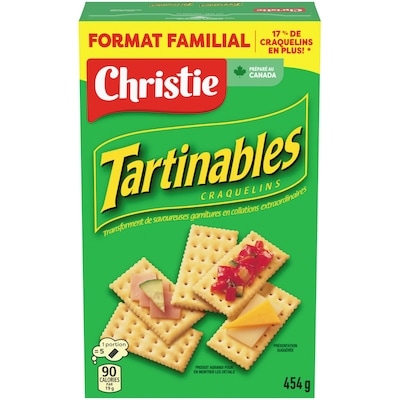 Christie Craquelins Toppables, à manger nature ou en topping, goût beurré, feuilleté, craquelins fondants en bouche 454 g, 1,32 $/100g