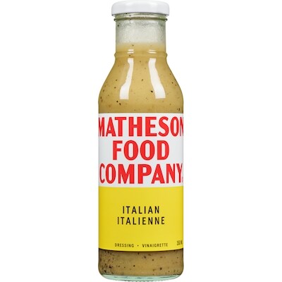 MATHESON FOOD COMPANY Dressing Italian 350 ml, $2.14/100ml