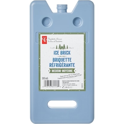 President's Choice  Medium Ice Brick - Light Blue 1 ea, $3.00/1ea