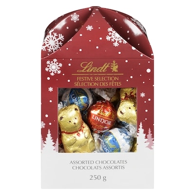 Lindt Chocolats assortis sélection des fêtes 250 g, 11,20 $/100g