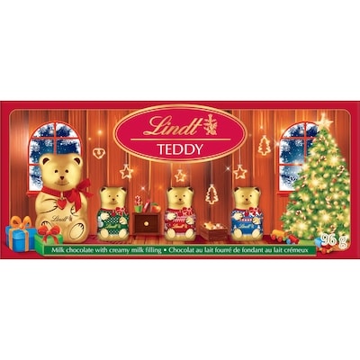 Lindt Christmas TEDDY Milk Chocolate Box, 96 g, $10.41/100g