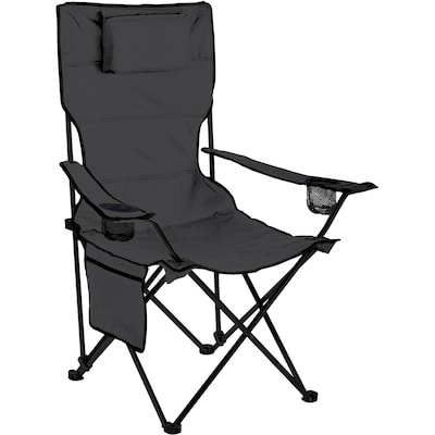 Everyday Essentials High Back Quad Chair - Charcoal 1 ea, $34.00/1ea