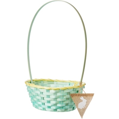 null Oval Bamboo Easter Basket - Green 1 ea, $3.00/1ea