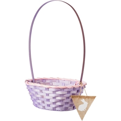 null Oval Bamboo Easter Basket - Purple 1 ea, $3.00/1ea