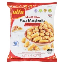 Mini Rollitos Pizza Margherita With Tomato Sauce & Gouda Cheese