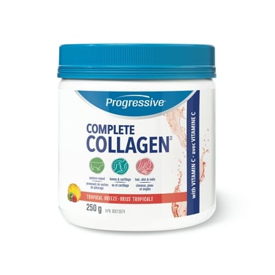 Progressive Complete Collagen Powder Tropical Breeze Flavour 250 g, $14.80/100g