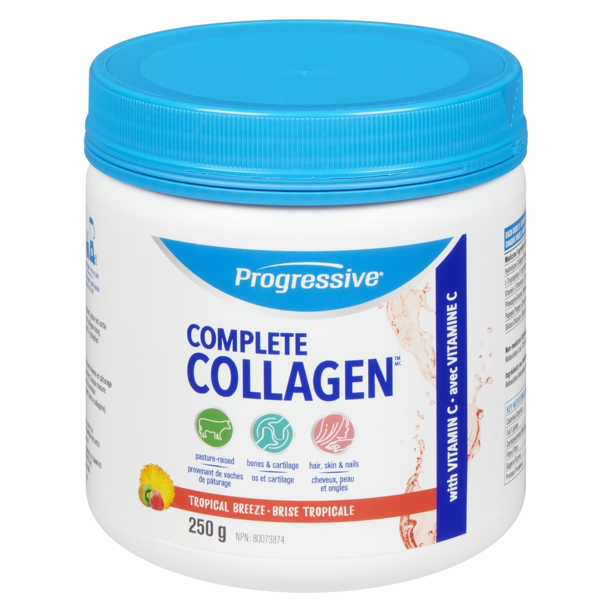 Progressive Complete Collagen Tropical Breeze 250 g, $14.80/100g