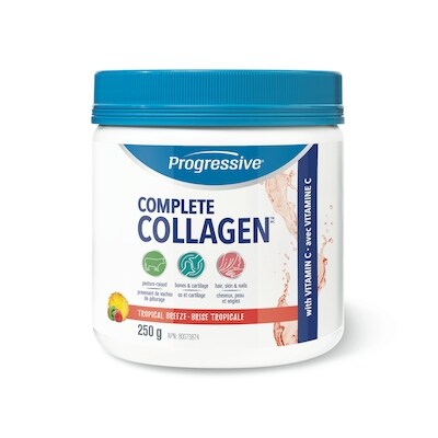 Progressive Poudre collagène complète 250 g, 11,10 $/100g