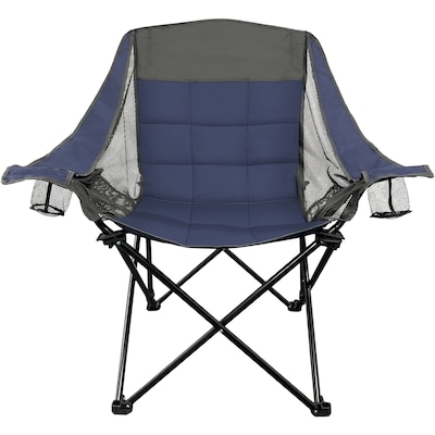 Everyday Essentials Chaise rembourrée deluxe – bleu marin et gris charbon 1 ea, 59,00 $/1ch