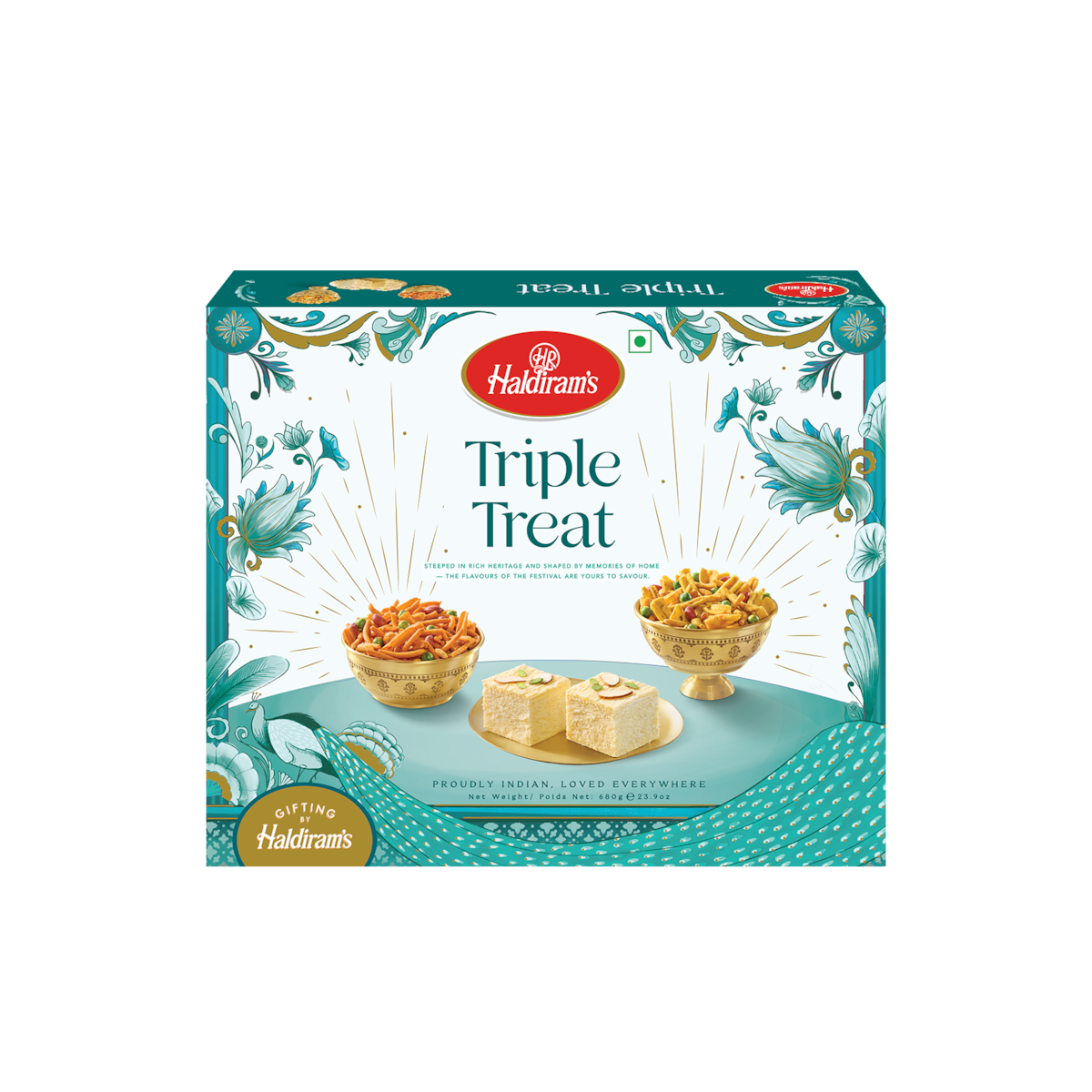 Haldiram Triple Treat 680 g, $1.47/100g