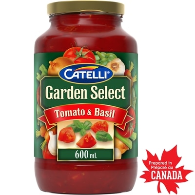 Catelli Garden Select Tomato & Basil Pasta Sauce 600 ml, $0.67/100ml