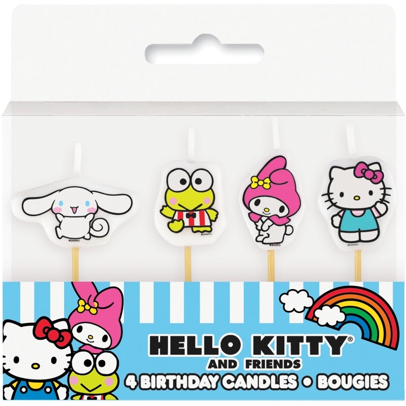 4 Hello Kitty Pick Candles
