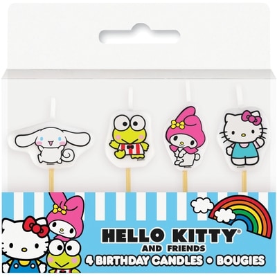 Unique 4 Bougies Hello Kitty 1 ea, 4,00 $/1ch