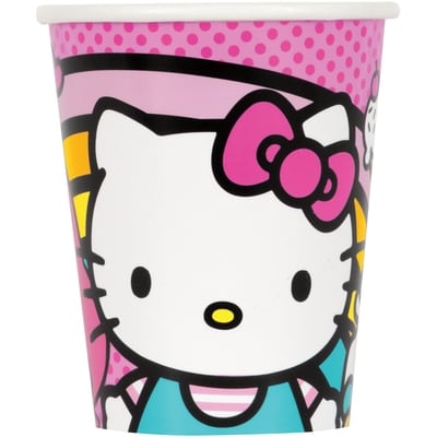 8 Hello Kitty Paper Cups