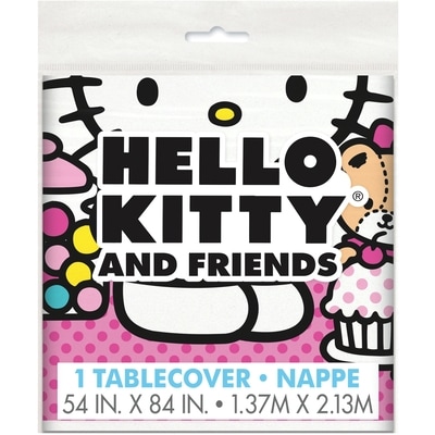 Unique Hello Kitty Tablecover 1 ea, $3.50/1ea