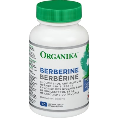 Organika Berbérine 500 mg 60 ea, 0,62 $/1ch