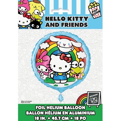 Hello Kitty Ballon Helium en Aluminum Hello Kitty 18" 1 ea, 4,00 $/1ch