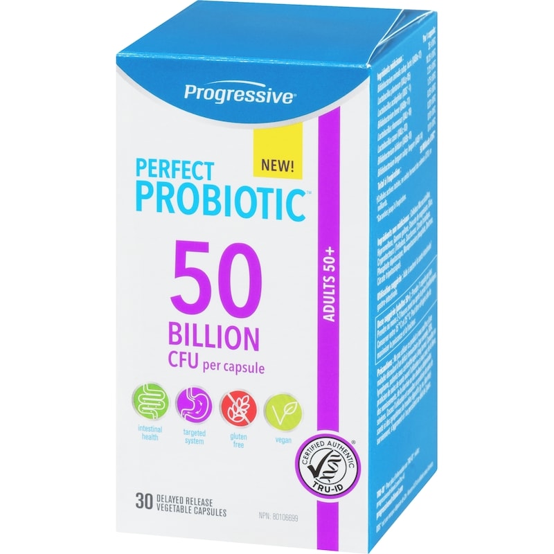 Perfect Probiotic 50 Billion Cfu Per Capsule Adults 50+
