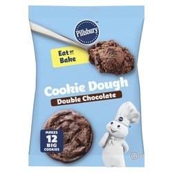 Pillsbury Double Chocolate Cookie Dough, Ready to Bake, 12 ct 454 g, $1.21/100g