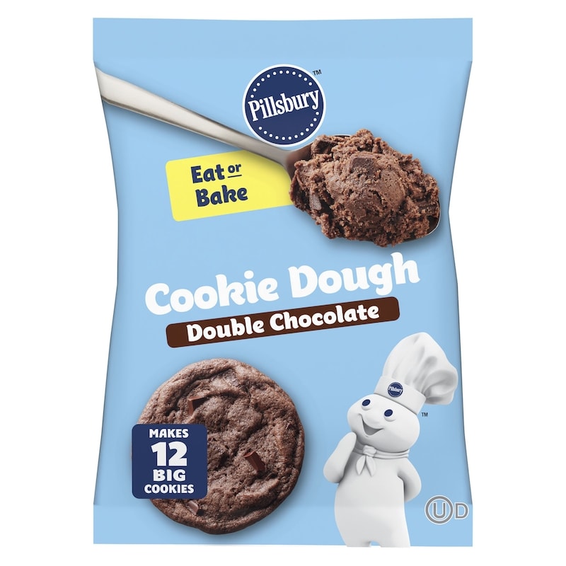 Double Chocolate Cookie Dough, Ready to Bake, 12 ct