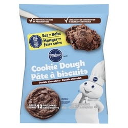 Pillsbury Double Chocolate Cookie Dough, Ready to Bake, 12 ct