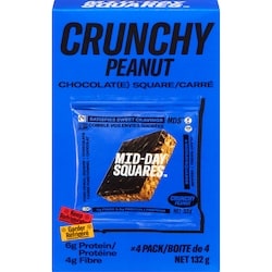 Midday Squares Chocolate Square Crunchy Peanut 33 g, $30.27/100g