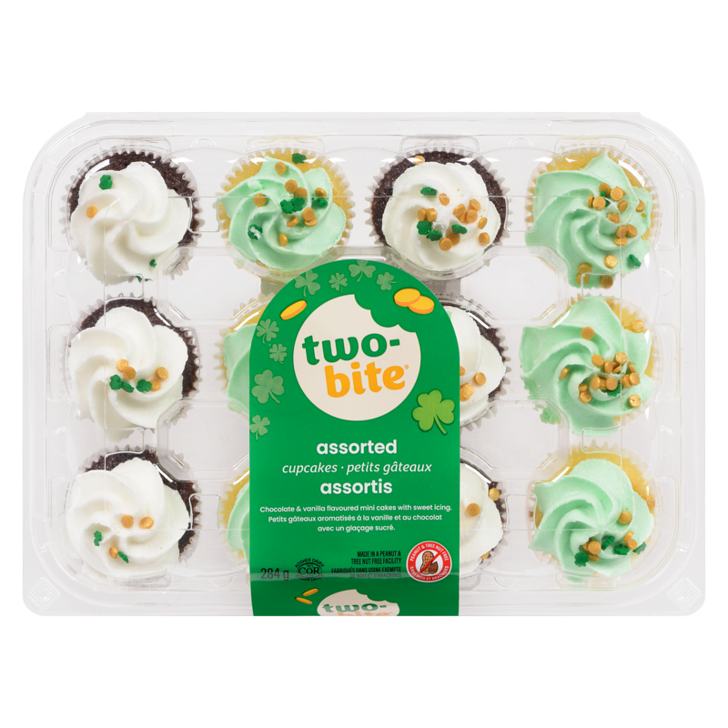 Mini Cupcakes, St. Patrick