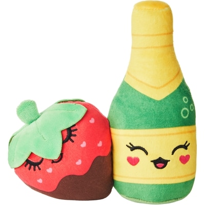 null Valentine's Day Strawberry and Champagne Plush 1 ea, $10.00/1ea