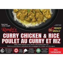 Randy's Curry Chicken & Rice 375 g, $1.94/100g