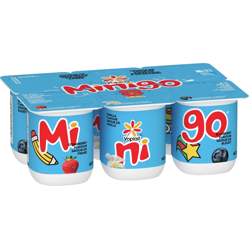 2% Minigo Duo Variety Pack, Strawberry/Vanilla/Blueberry Flavour,6ct
