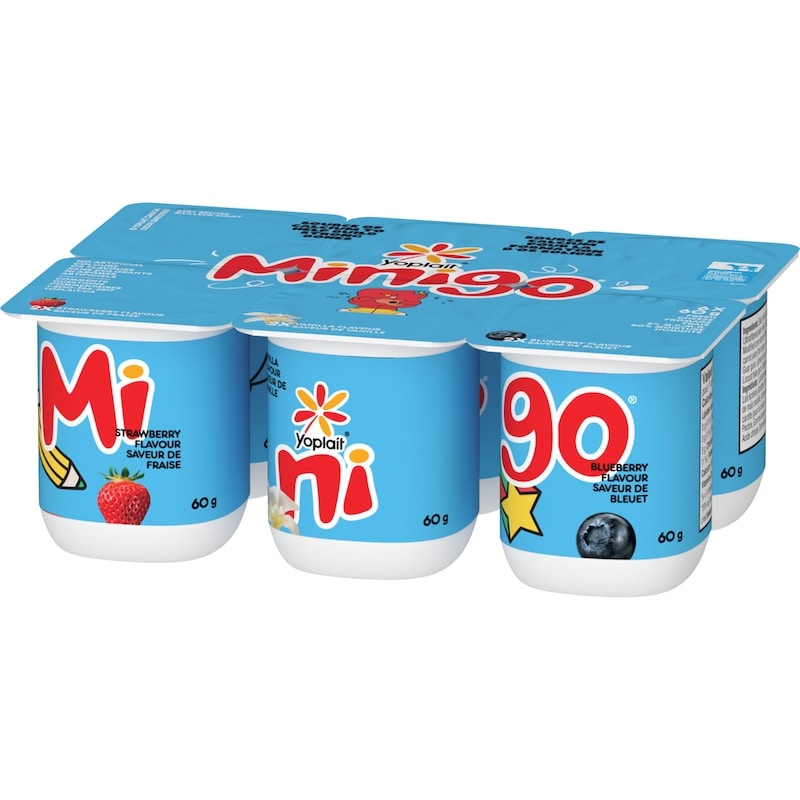2% Minigo Duo Variety Pack, Strawberry/Vanilla/Blueberry Flavour,6ct