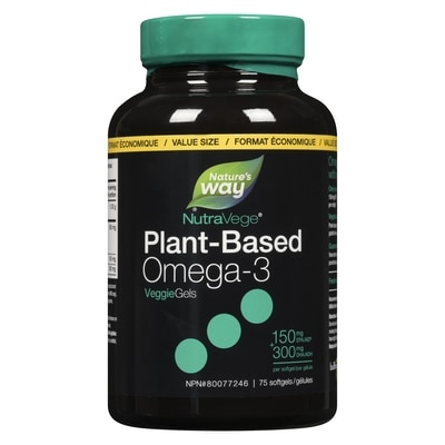 Plant-based omega-3 veggiegels saveur de menthe fraîche format économique