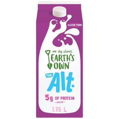 Earth's Own The Alt Dairy Milk Alternative 1.75 l, $0.34/100ml