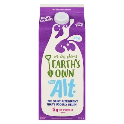 Earth's Own The Alt. Fortified Gluten-Free Oat & Coconut Beverage 1.75 l, $0.34/100ml
