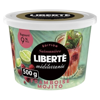 Liberté Yogourt Méditerranée 9% édition spécial 500 g, 0,70 $/100g