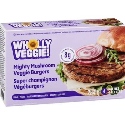 Mighty Mushroom Veggie Burgers