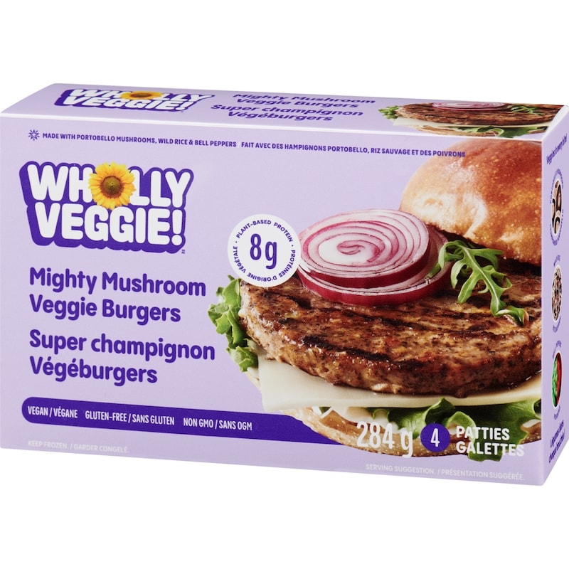 Mighty Mushroom Veggie Burgers