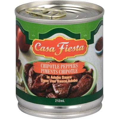 Casa Fiesta Chipotle Peppers In Adobo Sauce 212 ml, $2.07/100ml