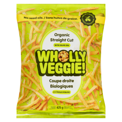 Wholly Veggie Straight Cut Fries Organic 425 g, $2.12/100g