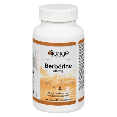 Orange Naturals Berbérine 500 mg 60 ea, 0,78 $/1ch