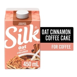 Silk Oat Coffee Creamer, Cinnamon Coffee Cake, Limited Edition 450 ml, $0.73/100ml