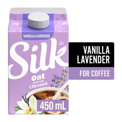 Silk Oat Coffee Creamer, Vanilla Lavender, Limited Edition 450 ml, $0.73/100ml