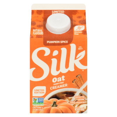 Silk Coffee Enhancer Oat Dairy-Free Creamer Limited Edition 450 ml, $0.61/100ml