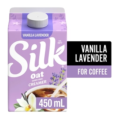 Silk Oat Coffee Creamer, Vanilla Lavender, Limited Edition 450 ml, $0.69/100ml