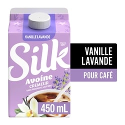 Silk Crémeur à café , saveur Vanille Lavande, edition limitée 450 ml, 0,73 $/100ml