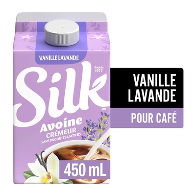 Silk Crémeur à café , saveur Vanille Lavande, edition limitée 450 ml, 0,89 $/100ml