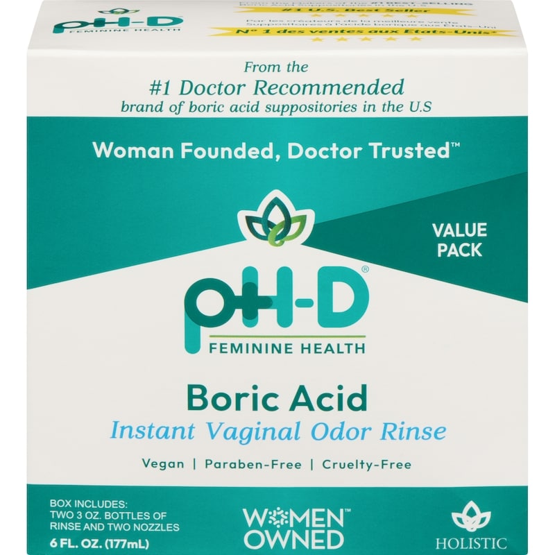 Boric Acid Instant Vaginal Odor Rinse
