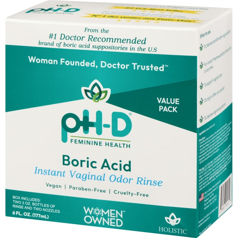 Boric Acid Instant Vaginal Odor Rinse