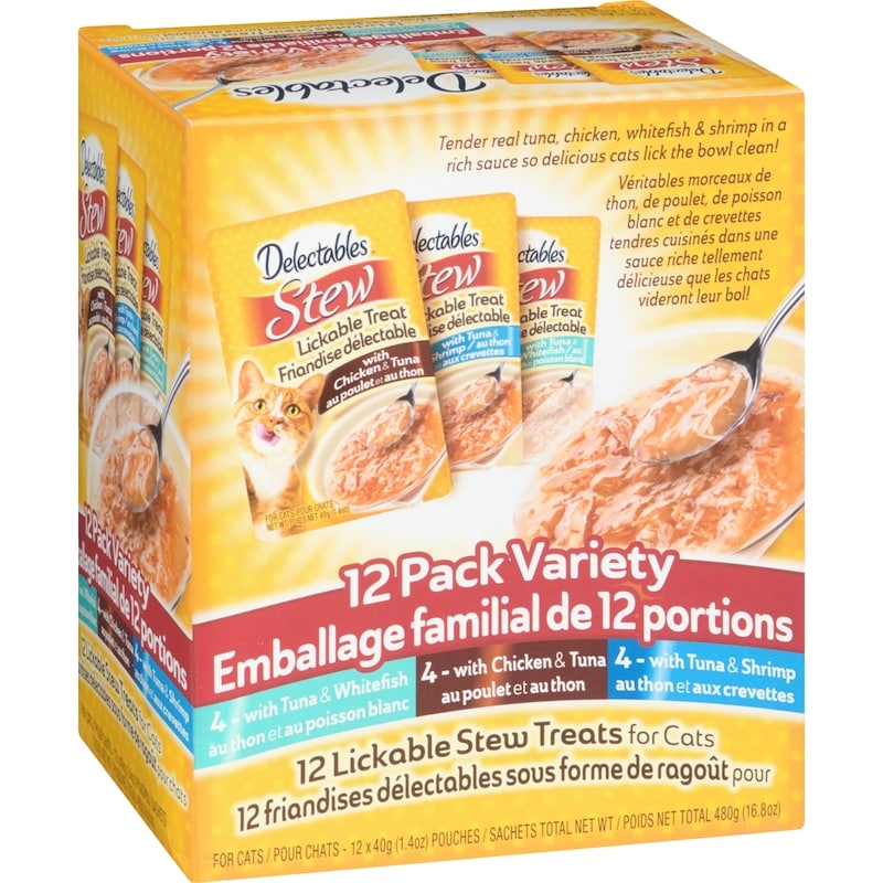 Lickable Stew Treats For Cats Pack Variety